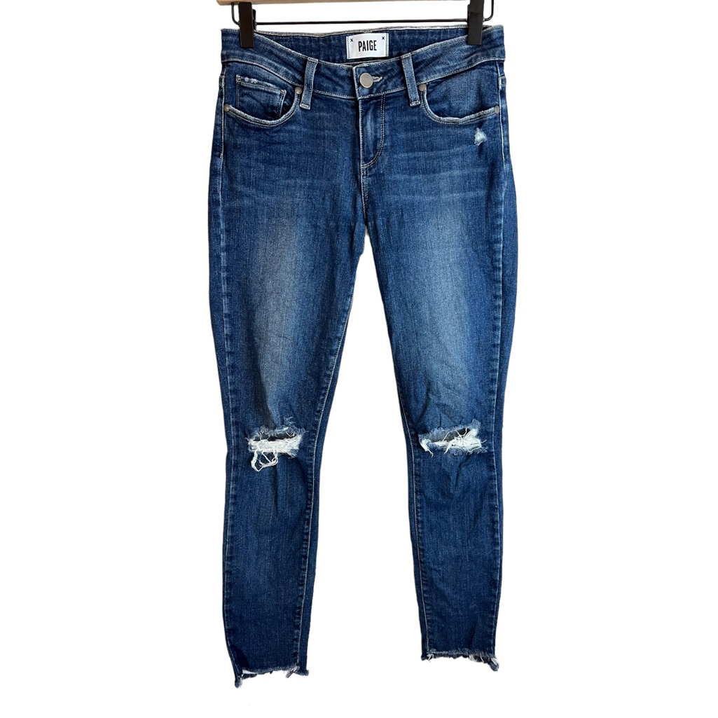 Paige Verdugo Ankle Distressed Dedee Dest Jeans